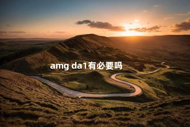 amg da1有必要吗